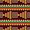 Beautiful ancient colombian indigenous geometrical seamless pattern