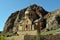 Beautiful ancient monastery Noravank in the mountains of Armenia among the steep red cliffs of the Arpa river gorge