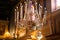 Beautiful and ancient silver candelabrum in the church of Saint Spiridon