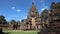 Beautiful ancient stone structure and architecture at Phanom Rung Historical Park the landmark of Buriram province