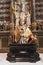 Beautiful ancient wooden valentine s reliquary sculpture decorated on the altar inside church st valentin kiedrich germany