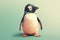 Beautiful Animal retro Style art Penguin