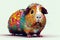 Beautiful animal style art Hamster