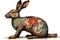 Beautiful animal style art pieces Rabbit Portrait