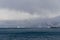 Beautiful antarctic landscape with iceberg and mountains