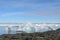 Beautiful antarctic landscape with icebergs