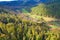 Beautiful appalachian aerial Valley view autumn west virginia