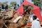 Beautiful arabian camel taking part at famous camel fair,India