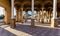 Beautiful arcades on the central square of Seville Plaza de Espana, Andalucia, Spain