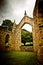 Beautiful arch in an old stone building