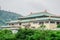 Beautiful architecture building exterior of landmark of taipei gugong .national palace museum for travel in taipei, taiwan