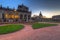 Beautiful architecture of the Zwinger palace in Dresden ad dusk, Saxony. Germany