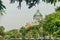 Beautiful architecural of the Ananta Samakhom Throne Hall, view from Dusit zoo (now closed). The architecture of the Neo-