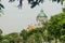 Beautiful architecural of the Ananta Samakhom Throne Hall, view from Dusit zoo (now closed). The architecture of the Neo-