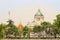 Beautiful architecural of the Ananta Samakhom Throne Hall, view from Dusit zoo now closed. The architecture of the Neo-