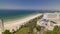 Beautiful area of beach in Ajman timelapse near the turquoise waters of Arabian Gulf.