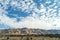 Beautiful arid Rolling hills landscape in northern California