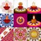 Beautiful art colorful diwali artistic diya rangoli