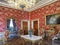 Beautiful art inside Museum Correr in Venice - impressive room with furniture