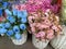 Beautiful artificial flowers