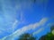 Beautiful Ascending Cloud Formations In Coastal Louisiana