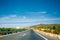 Beautiful asphalt freeway, motorway, highway in Andalusia, Spain