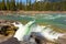 Beautiful athabaska falls at jasper national park