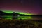 Beautiful Aurora Australis and milky way over Lake Wakatipu, Kinloch, New Zealand South Island