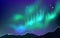 Beautiful Aurora Nothern Light Night Sky Background