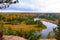 Beautiful Ausable River in Autumn