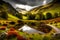 Beautiful Autumn Fall landscape image of Lake District National Park England UK