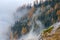 Beautiful autumn hiking in berchtesgadener alps