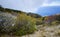 Beautiful autumn landcape, view from Athos Peninsula coast Halkidiki, Greece.