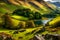 Beautiful Autumn landscape image of Lake District National Park in England