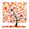 Beautiful autumn tree for your design