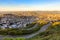 Beautiful autumn view of Downtown San Francisco