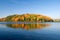 Beautiful Autumn View of Meech Lake in the Gatineau Park Quebec