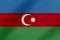 Beautiful Azerbaijan waving flag illustration