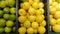 Beautiful backdrop of ripe grapefruit yellow sale at vegetable market
