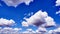 Beautiful background blue gradient colors. Picturesque idyllic scenery cloudy sky. Cloudscape close up fragment