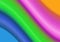 Beautiful background with lines in spectrum with colors blue, green, pink, orange.