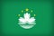 Beautiful background of the Macau Flag close up