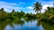 Beautiful backwaters of Alleppey, Kerala, India