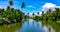 Beautiful backwaters of Alleppey, Kerala, India