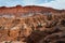 Beautiful badland landscape in utah desert, USA