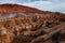 Beautiful badland landscape in utah desert, USA