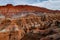 Beautiful badland landscape in utah desert, USA