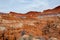 Beautiful badland landscape in utah desert, USA