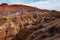 Beautiful badland landscape in utah desert, USA