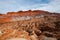 Beautiful badland landscape in utah desert, USA